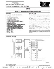 X9312ZSM datasheet pdf Xicor