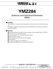 YMZ284 datasheet pdf YAMAHA