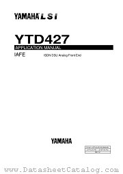 YTD427 datasheet pdf YAMAHA