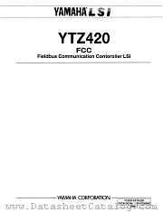 YTZ420 datasheet pdf YAMAHA