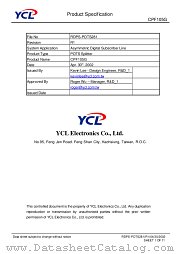 CPF105G datasheet pdf YCL