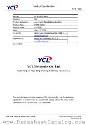CPF106C datasheet pdf YCL