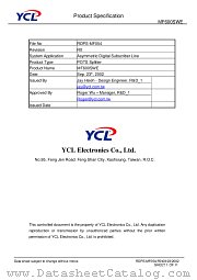 MF600SWE datasheet pdf YCL