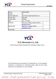 MF606G datasheet pdf YCL