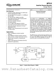 MT312C_CG_GP1N datasheet pdf Zarlink Semiconductor