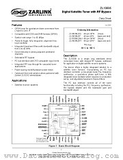 ZL10036LDG datasheet pdf Zarlink Semiconductor