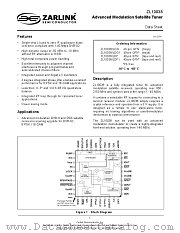 ZL10038_LDF1 datasheet pdf Zarlink Semiconductor