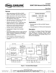 ZL30407QCC1 datasheet pdf Zarlink Semiconductor