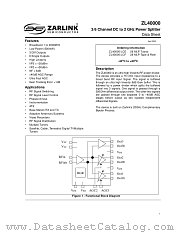 ZL40000_LCF datasheet pdf Zarlink Semiconductor