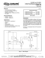 ZL40800_DCA datasheet pdf Zarlink Semiconductor