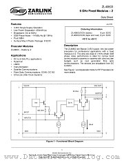 ZL40803_DCB datasheet pdf Zarlink Semiconductor