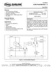 ZL40804_DCB datasheet pdf Zarlink Semiconductor