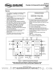 ZL50010_QCC datasheet pdf Zarlink Semiconductor