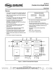 ZL50012_QCC datasheet pdf Zarlink Semiconductor