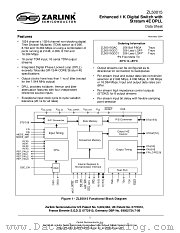 ZL50015QCC datasheet pdf Zarlink Semiconductor