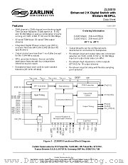 ZL50019GAC datasheet pdf Zarlink Semiconductor