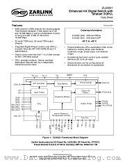 ZL50021QCC datasheet pdf Zarlink Semiconductor