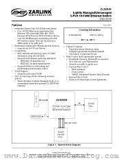 ZL50404GDC datasheet pdf Zarlink Semiconductor