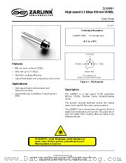 ZL60001_TBD datasheet pdf Zarlink Semiconductor
