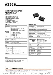 AZ936-1A-48D datasheet pdf ZETTLER electronics