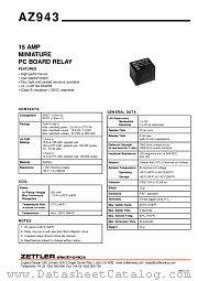 AZ943-1CH-24D datasheet pdf ZETTLER electronics