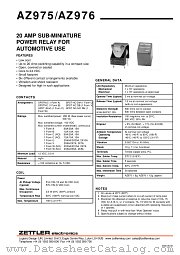 AZ975-1C-24D datasheet pdf ZETTLER electronics