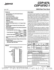 CDP1879E datasheet pdf Intersil