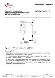 BCR400 datasheet pdf Infineon