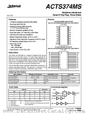 ACTS374MS datasheet pdf Intersil