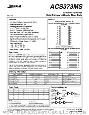 ACS373DMSR datasheet pdf Intersil