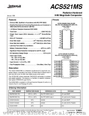 ACS521MS datasheet pdf Intersil