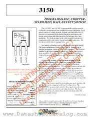 A3150JUA datasheet pdf Allegro MicroSystems