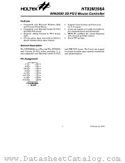 HT82M398 datasheet pdf Holtek Semiconductor