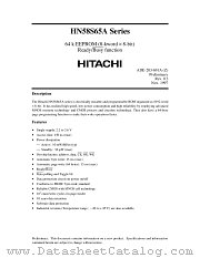 HN58S65A datasheet pdf Hitachi Semiconductor