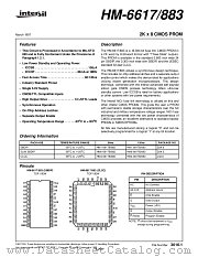HM1-6617B883 datasheet pdf Intersil