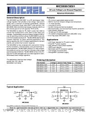 MIC39500-2.5BT datasheet pdf Micrel Semiconductor