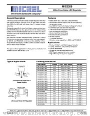 MIC5209-5.0BM datasheet pdf Micrel Semiconductor