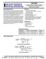 MIC79050-4.2BM datasheet pdf Micrel Semiconductor