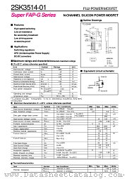 2SK3514 datasheet pdf Fuji Electric