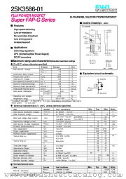 2SK3586 datasheet pdf Fuji Electric