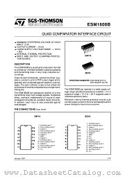 ESM1600 datasheet pdf ST Microelectronics
