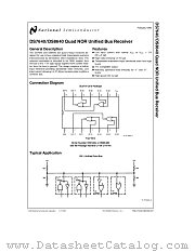 DS8640N datasheet pdf National Semiconductor