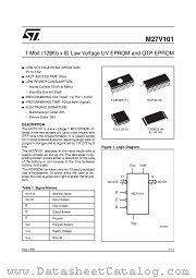 M27V101-100N6TR datasheet pdf ST Microelectronics