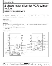 BA6825 datasheet pdf ROHM