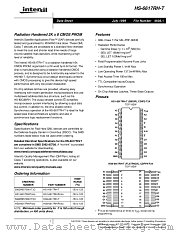 HS9-6617RH-T datasheet pdf Intersil