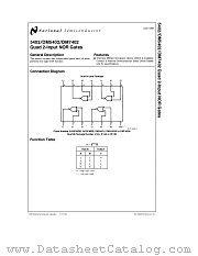 DM7402N datasheet pdf National Semiconductor