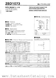 2SD1073 datasheet pdf Fuji Electric