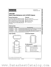 74ACT258MTC datasheet pdf Fairchild Semiconductor