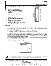 74ACT11374DB datasheet pdf Texas Instruments