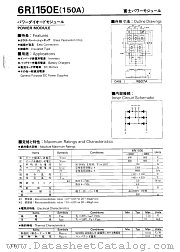 6RI150 datasheet pdf Fuji Electric